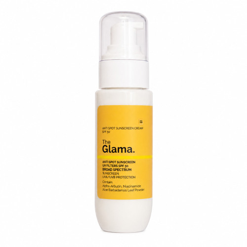 کرم ضد لک ضد آفتاب  SPF50 پنجاه میل  پمپی the glama