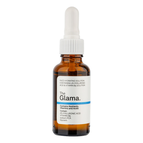 محلول آبرسان صورت ۲٪ هیالورونیک اسید و ویتامین ب۵ - ۳۰ میل the glama