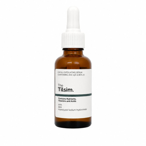 سرم لایه بردار صورت حاوی ۱۵٪ آ ای آ و ۲٪ بی اچ آ ۳۰ میل the tilsim