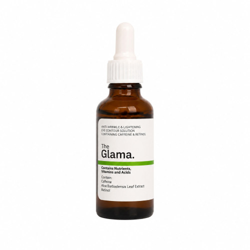 سرم ضد لک و روشن کننده ( حاوی کافئین و آلفا آربوتین) 30 میل The Glama