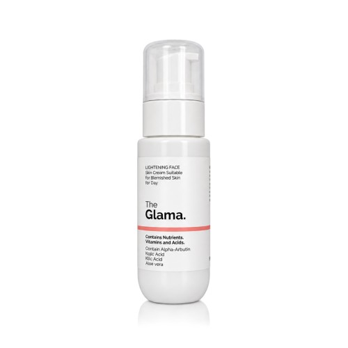 کرم مناسب پوست های دارای لک روشن کننده (مناسب روز) پمپی ۵۰ میل the glama