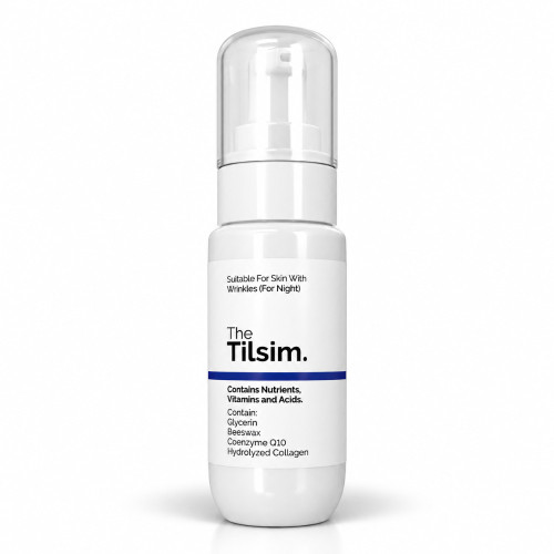 کرم مناسب برای پوست های دارای چروک(مناسب شب) پمپی ۵۰ میل  the tilsim